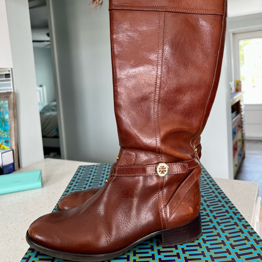 Tory Burch Brita Riding Boot - Picture 7 of 16